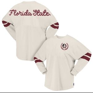 Crew Neck Florida State Sprit Jersey oversized tee size large NWT